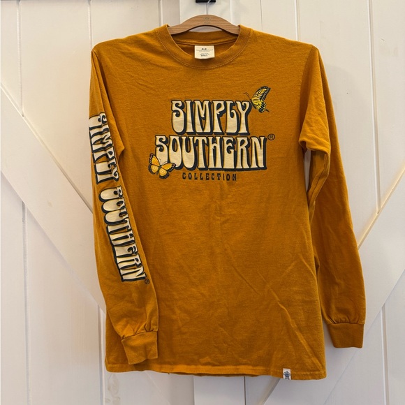 Simply Southern “Rise Above & Beyond” Butterfly/Jeep Long Sleeve Tee - Picture 1 of 5